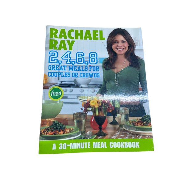 Rachael Ray 2,4,6,8 Cookbook Quick & Easy Meals Food Network Circa 2006 - Picture 1 of 8